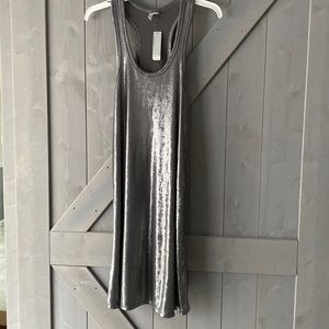 Old Navy gray/ silver shimmery dress